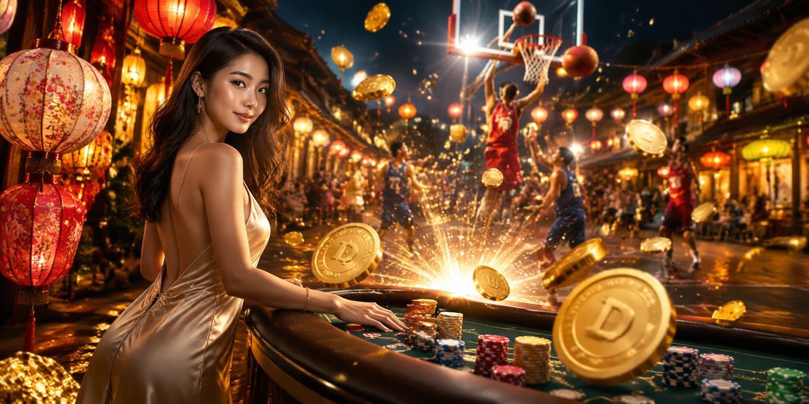 Không khí cá cược bóng rổ sôi động dưới ánh đèn lồng Hội An về đêm